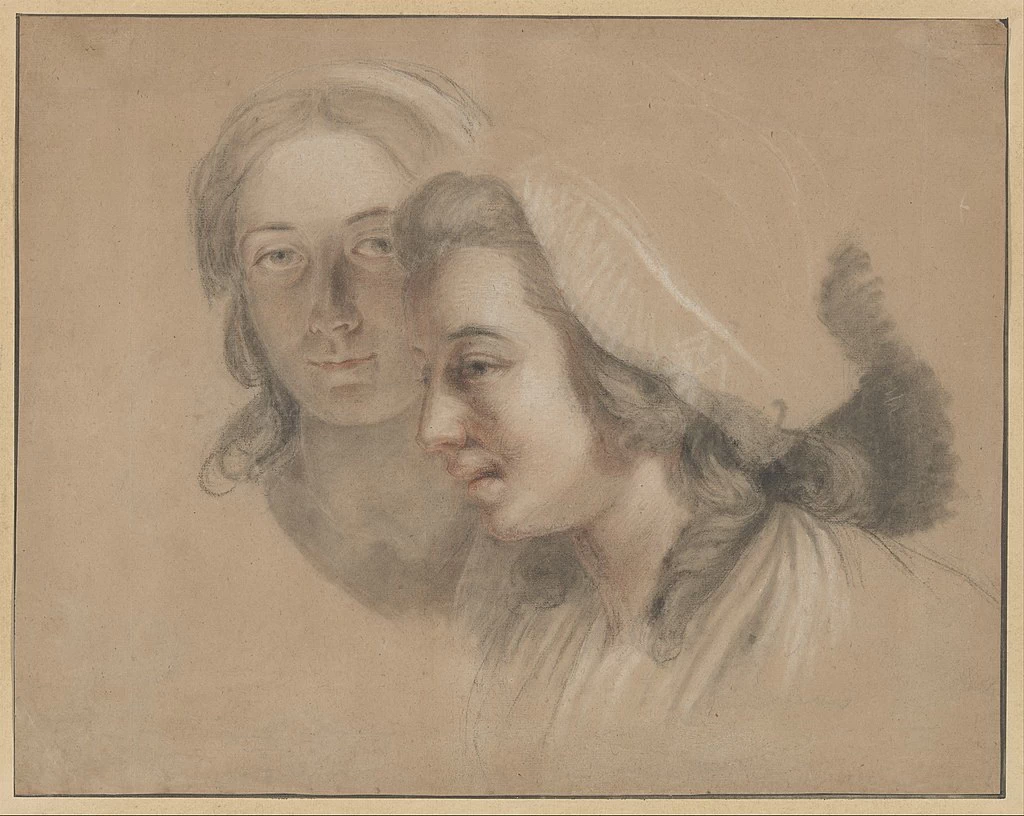 Due allieve - studio, dettaglio, Metropolitan Museum of Art, New York